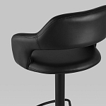 Барный стул черного цвета Strohach варинант исполнения - 6 | Loft Concept в Ижевске