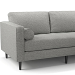 Мебельная ткань Шенилл серый цвет 138 см T4-29 варинант исполнения - 5 | Loft Concept в Ижевске