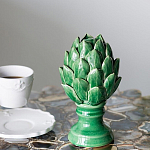 Статуэтка в виде артишока из зелёной керамики с глянцевыми лепестками Artichoke Decor  варинант исполнения - 2 | Loft Concept в Ижевске