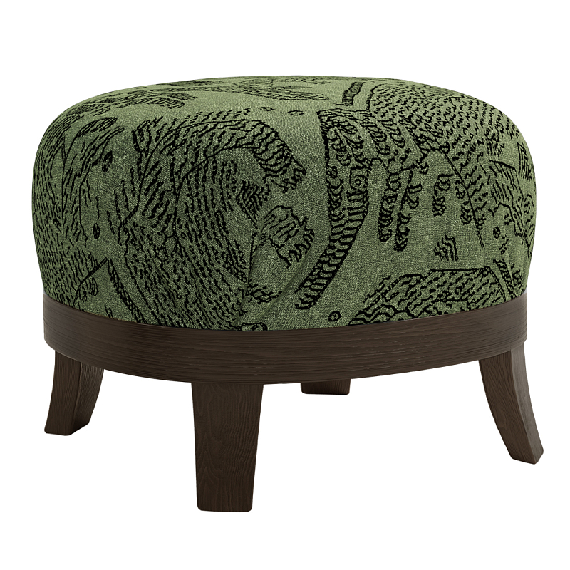 Пуф Turin Green Зеленый Коричневый в Ижевске | Loft Concept 