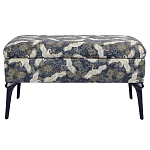 Банкетка с принтом из журавлей Crane варинант исполнения - 1 | Loft Concept в Ижевске