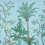 Обои ручная роспись Amazonia Duck Egg варинант исполнения - 3 | Loft Concept в Ижевске