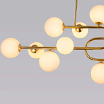 Люстра подвесная с белыми лампами в форме шара Flute варинант исполнения - 3 | Loft Concept в Ижевске