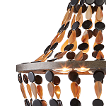 Люстра каплевидной формы с подвесками в виде декоративных бусин Flat Beads варинант исполнения - 1 | Loft Concept в Ижевске