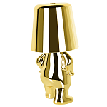 Настольная лампа фигурная золотого цвета с гладким абажуром Высота 19 см Sophia варинант исполнения - 6 | Loft Concept в Ижевске