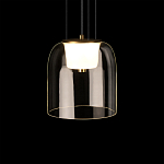 Подвесной светильник с цилиндрическим прозрачным стеклянным плафоном Grada Light варинант исполнения - 5 | Loft Concept в Ижевске