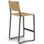 Дизайнерский стул с каркасом из металла с плетеными сиденьем и спинкой GREEN POINT Chair варинант исполнения - 15 | Loft Concept в Ижевске