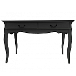 Консоль черного цвета из массива бука в стиле прованс Black Provence варинант исполнения - 2 | Loft Concept в Ижевске