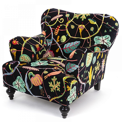 Кресло Seletti Armchair Botanical diva black Кресло Seletti Armchair Botanical diva black