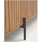 Буфет высокий из дерева манго и металла с открытыми полками и 2-мя дверцами Toinette варинант исполнения - 4 | Loft Concept в Ижевске