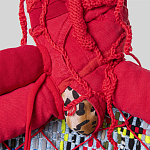 Настенный ковер разноцветный из одежды Heart варинант исполнения - 4 | Loft Concept в Ижевске