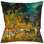 Подушка декоративная Париж Impressionism in Art варинант исполнения - 1 | Loft Concept в Ижевске