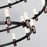 Люстра подвесная с тремя круглыми ярусами и цилиндрическими плафонами Arnaut Light варинант исполнения - 5 | Loft Concept в Ижевске