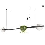 Подвесной линейный светильник Barbell варинант исполнения - 3 | Loft Concept в Ижевске