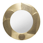 Зеркало золотое со вставками в виде геометрических фигур варинант исполнения - 1 | Loft Concept в Ижевске