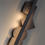 Бра вертикальное с черными кругами и квадратами Gravyura варинант исполнения - 2 | Loft Concept в Ижевске