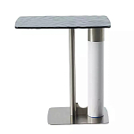 Дизайнерский журнальный стол с прямоугольной рельефной столешницей Nord варинант исполнения - 1 | Loft Concept в Ижевске