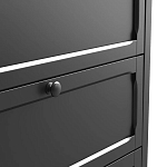 Комод с 3-мя ящиками черный Silva Black Chest of Drawers варинант исполнения - 5 | Loft Concept в Ижевске