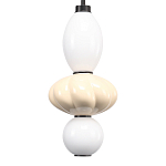 Подвесной светильник фигурный с керамическими элементами Light Fragrant варинант исполнения - 4 | Loft Concept в Ижевске