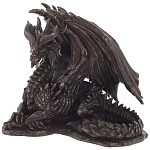 Декоративная статуэтка Дракон Dragon Dark Bronze Statuette варинант исполнения - 1 | Loft Concept в Ижевске