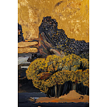 Кофейный стол с японским пейзажем Bohemia coffee table  варинант исполнения - 6 | Loft Concept в Ижевске