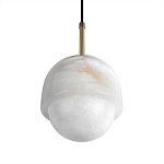 Подвесной светильник из белого алебастра Cryptocrystalline Stone варинант исполнения - 7 | Loft Concept в Ижевске