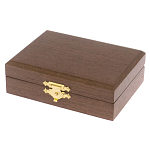 Визитница карманная металлическая с гравюрой Герба России в подарочной коробке Gold Metal Business Card Holders варинант исполнения - 4 | Loft Concept в Ижевске