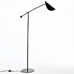 Торшер с поворотным плафоном Aracea Black Floor Lamp варинант исполнения - 13 | Loft Concept в Ижевске