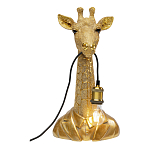 Настольная лампа в детскую Жираф в золотом костюме варинант исполнения - 2 | Loft Concept в Ижевске
