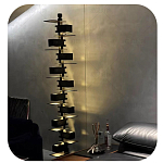 Торшер с каркасом из множества полок Links варинант исполнения - 1 | Loft Concept в Ижевске