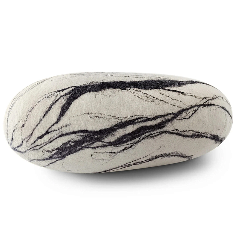 Пуф - Камень Nullah Черно-белый в Ижевске | Loft Concept 