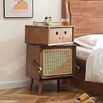 Тумбочка прикроватная деревянная Робот Robot Desk варинант исполнения - 1 | Loft Concept в Ижевске