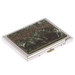 Портсигар с газовой зажигалкой из натурального камня Серафинит Stone Cigarettes Cases варинант исполнения - 1 | Loft Concept в Ижевске