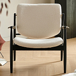 Кресло с каркасом и ножками из древесины и мягкими сиденьем и спинкой Venice варинант исполнения - 7 | Loft Concept в Ижевске