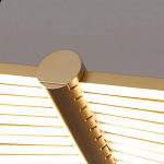 Люстра в виде распахнутых крыльев из тонких металлических планок Flight of Freedom варинант исполнения - 2 | Loft Concept в Ижевске