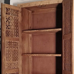 Этнический шкаф с орнаментом резьба из дерева Indian Antique Furniture варинант исполнения - 2 | Loft Concept в Ижевске