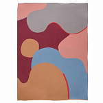 Плед из хлопка с абстрактным принтом Elysian Flow Ember варинант исполнения - 1 | Loft Concept в Ижевске