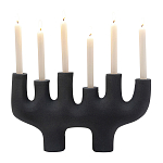 Подсвечник алюминиевый черный Ember варинант исполнения - 1 | Loft Concept в Ижевске