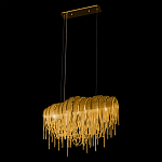 Люстра подвесная с металлическими цепочками и изогнутыми металлическими дугами 72 см Atlantis Chain варинант исполнения - 15 | Loft Concept в Ижевске