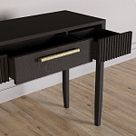 Элегантная Консоль Primo с выдвижным ящиком Темный орех варинант исполнения - 4 | Loft Concept в Ижевске