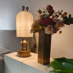 Настольная лампа в виде фонаря с белым фактурным абажуром Echoes of Light варинант исполнения - 4 | Loft Concept в Ижевске