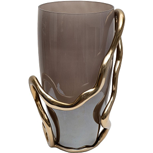 Ваза дизайнерская Anthony с золотом R