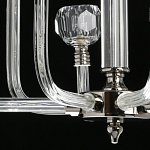 Люстра с 8-ю лампами и гранеными стеклянными плафонами Prism Gala варинант исполнения - 10 | Loft Concept в Ижевске