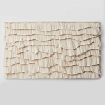 Светло-Бежевое Панно из нитей White Landscape Wall Hanging варинант исполнения - 4 | Loft Concept в Ижевске