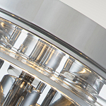 Потолочный светильник для ванных комнат с круглым стеклянным плафоном и тремя лампами Quoizel варинант исполнения - 8 | Loft Concept в Ижевске