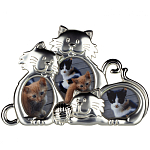 Фоторамка детская Childhood Corner Three cats варинант исполнения - 1 | Loft Concept в Ижевске