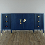 Большой Комод-буфет Elsa Dreams Blue с ящиками варинант исполнения - 5 | Loft Concept в Ижевске