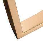 Консоль с белая овальная с мраморной столешницей Thoroughbass  варинант исполнения - 3 | Loft Concept в Ижевске