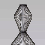 Торшер светодиодный с плетеным металлическим каркасом Metal Interweaving варинант исполнения - 3 | Loft Concept в Ижевске