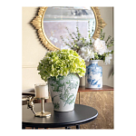 Ваза с зелеными цветочными и птичьими мотивами Vase Inspired by Nature варинант исполнения - 6 | Loft Concept в Ижевске